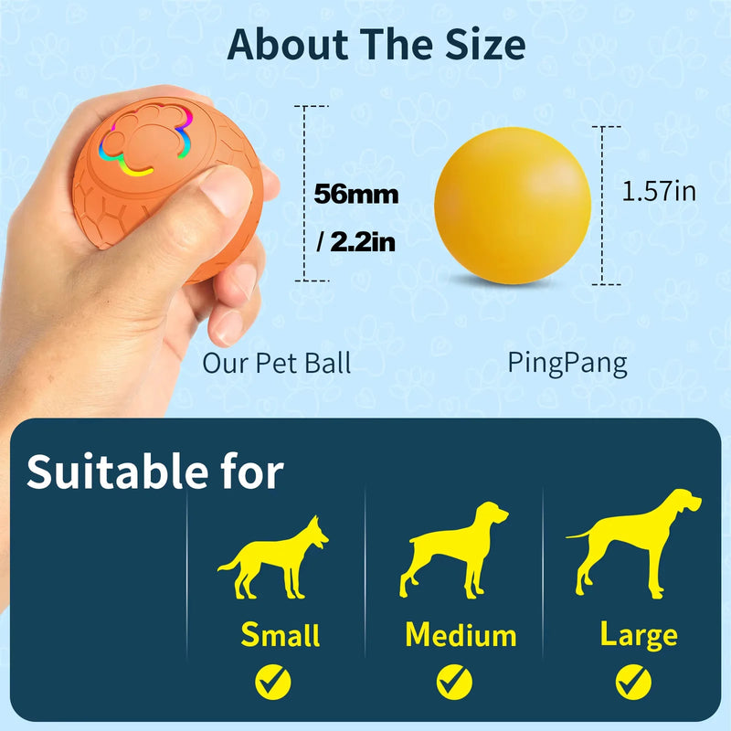 Bola de brinquedo inteligente para cachorro
